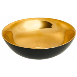 Ekskluzywna Umywalka TINOS Czarny/Złoty Połysk - Nowoczesny Design CE-43-027