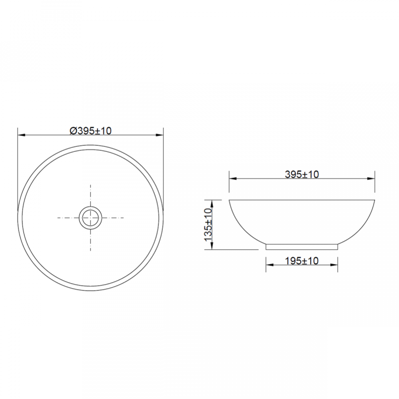 Ekskluzywna Umywalka TINOS Czarny/Złoty Połysk - Nowoczesny Design CE-43-027