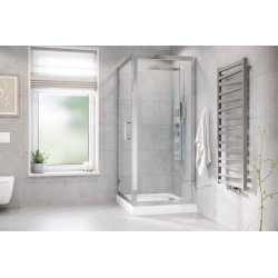Glas panel prysznicowy 140x22 cm