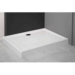 Nowoczesny brodzik prostokątny Kronos PLUS 100x80x14 - stylowy i trwały wybór!