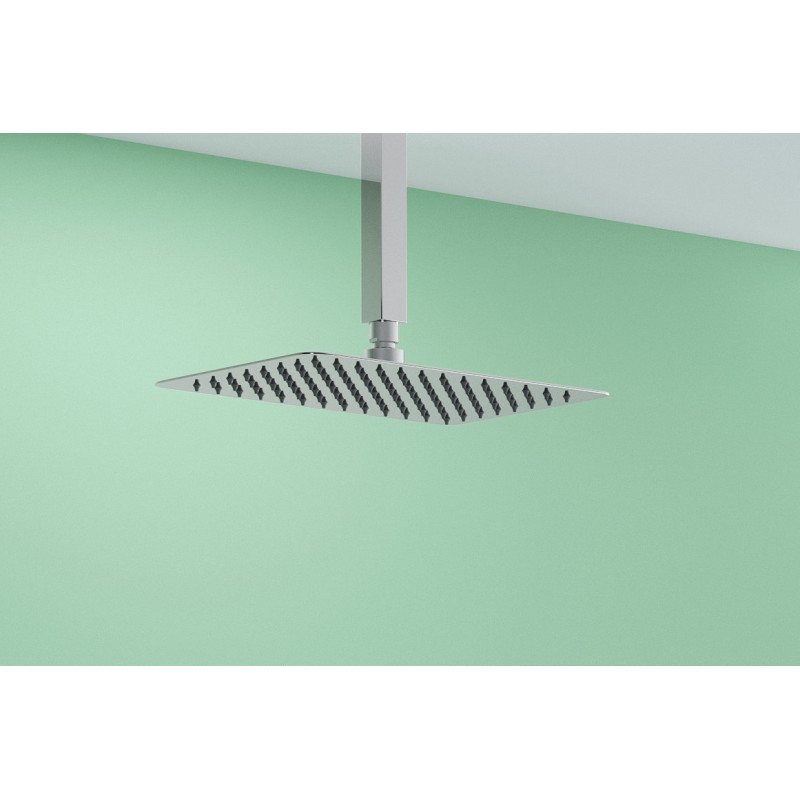 Excellent Ramię prysznicowe sufitowe 20 cm kwadratowe  chrom