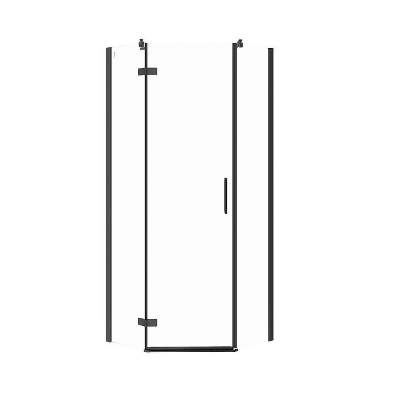 Elegancka Kabina Prysznicowa JOTA 90x90, Czarny Profil, Nowoczesny Design
