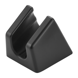 Czarny uchwyt punktowy ABS - idealne wsparcie dla słuchawki, 2 lata gwarancji