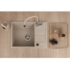 Zlewozmywak Granitowy Viti Beżowy - Elegancja i Trwałość w Twojej Kuchni