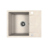 Zlewozmywak Laut beżowy 1-komorowy z półociekaczem - stylowy i funkcjonalny dodatek do kuchni