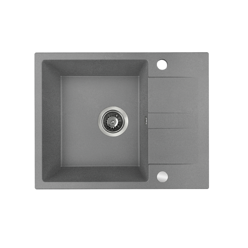 Laut Granitowy Zlewozmywak 1-komorowy, Szary Elegancja Dla Twojej Kuchni!