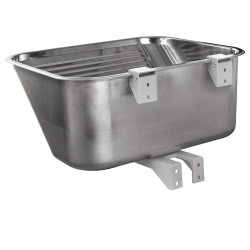 Zlewozmywak Ścienny Inox Chios 450x550 mm Stalowy Blask Kuchinox