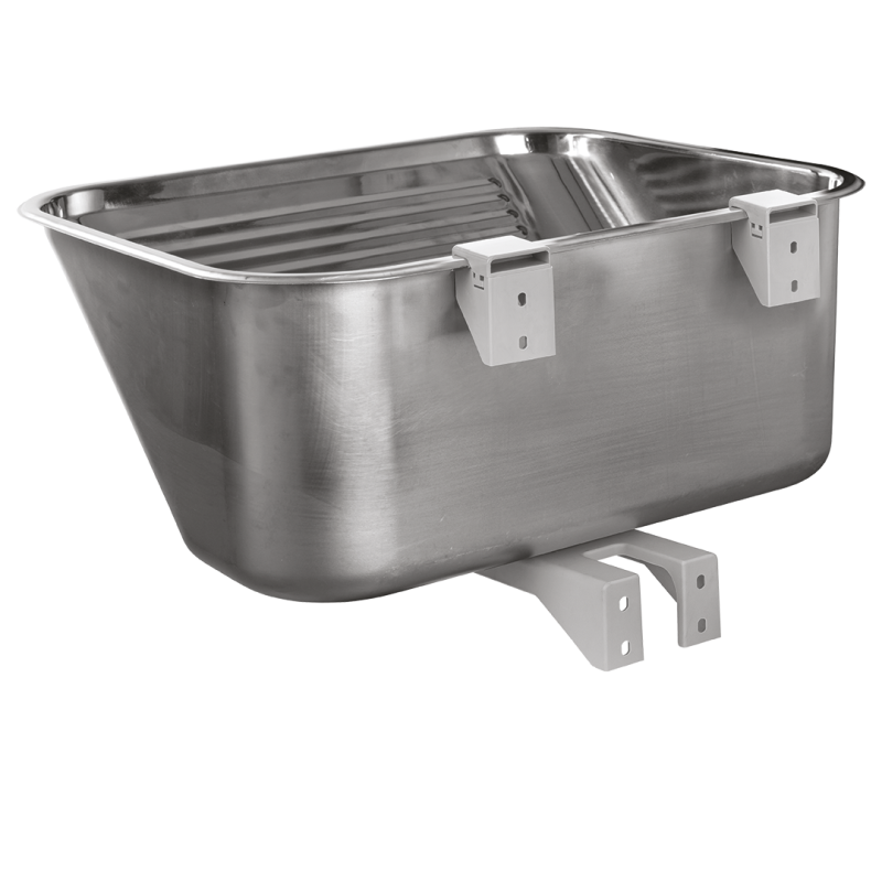 Zlewozmywak Ścienny Inox Chios 450x550 mm Stalowy Blask Kuchinox