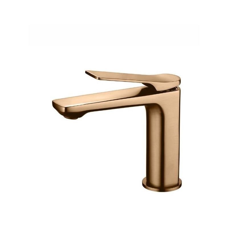 Elegancka bateria umywalkowa Neri miedziana - styl i trwałość dla Twojej łazienki!