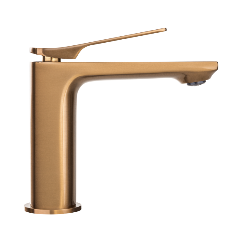 Elegancka bateria umywalkowa Neri miedziana - styl i trwałość dla Twojej łazienki!