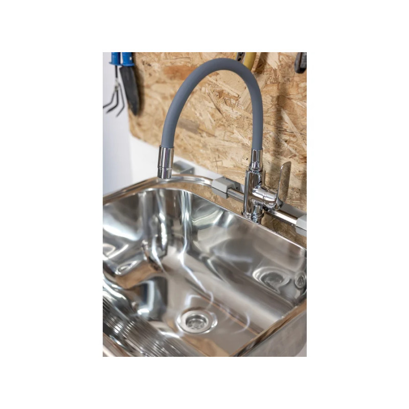 Kuchinox Chios zlewozmywak gospodarczy gładki 500x550