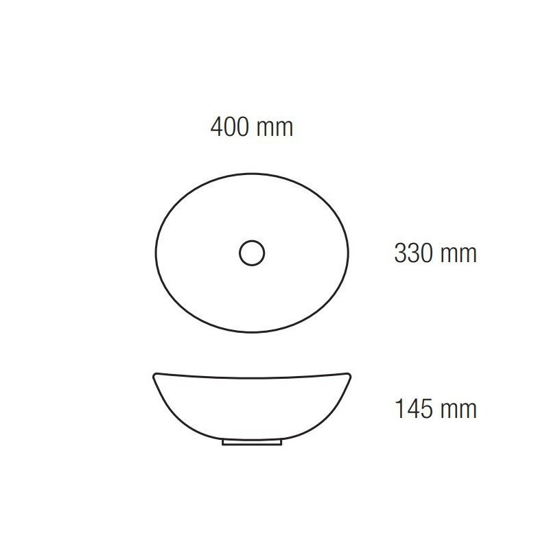 Elegancka umywalka ceramiczna Vesto - styl i funkcjonalność 40x33 cm