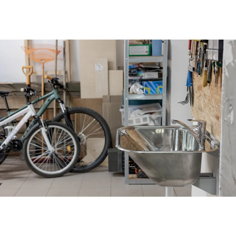 Kuchinox Chios zlewozmywak gospodarczy gładki 450x450