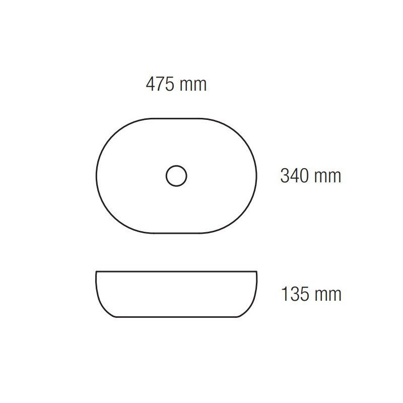 Elegancka Umywalka Ceramiczna Muro 47,5x34 - Stylowy dodatek do każdej łazienki!