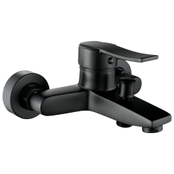 Elegancka Bateria Wannowa MADERA Czarna – Nowoczesny Design Bez Zestawu Natryskowego