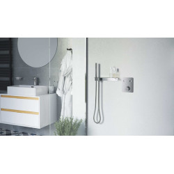 Clif zestaw prysznicowy z fix-fitem, chrom