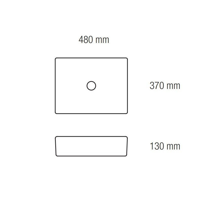 Elegancka Umywalka Keramika Luna 48x37 cm - Styl i Funkcjonalność połączone w Jednym