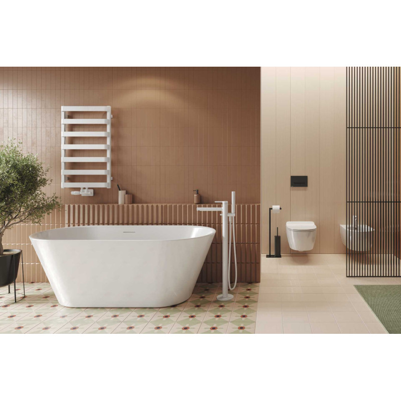 Meteor grzejnik łazienkowy 85x50 cm, biały soft