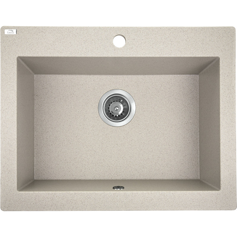 Beżowy Zlewozmywak Komodo 1-komorowy z Syfonem - Trwałość i Elegancja w Twojej Kuchni