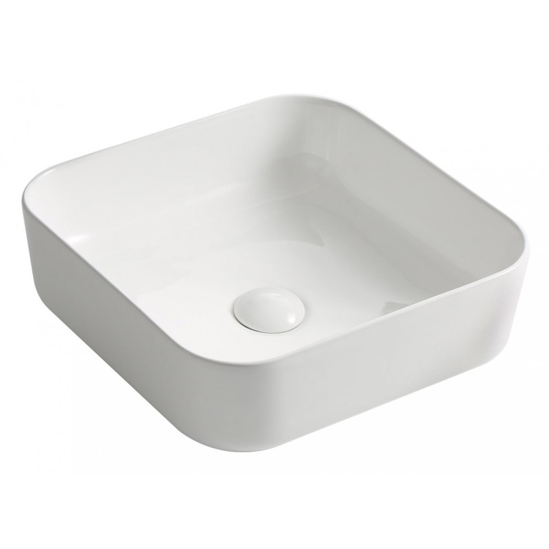 Elegancka Umywalka Nablatowa Toba 38,5x38,5 – Styl i Funkcjonalność w Jednym