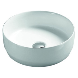 Elegancka ceramiczna umywalka nablatowa Largo 34x34 - nowoczesny design!