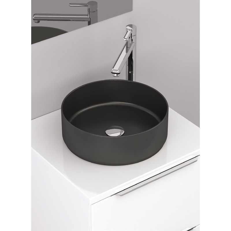 Elegancka Umywalka Nablatowa Rosa 34x34 - Nowoczesna Łazienka