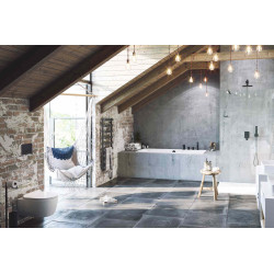 Excellent Meteor grzejnik łazienkowy 111x50 cm  szary metalik