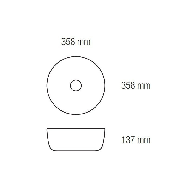 Elegancka umywalka ceramiczna Prato 35,8x35,8 – Styl i funkcjonalność w Twojej łazience!