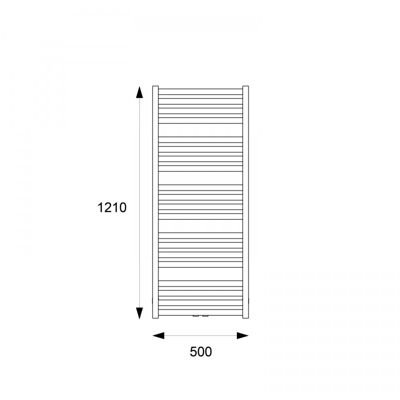 Excellent Horos grzejnik łazienkowy 121x50 cm  biały soft