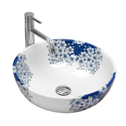 Elegancka Umywalka Nablatowa FIORI 41x41 cm - Nowoczesność i Styl dla Twojej Łazienki