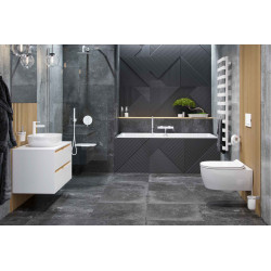 Excellent Meteor grzejnik łazienkowy 137x50 cm  biały soft