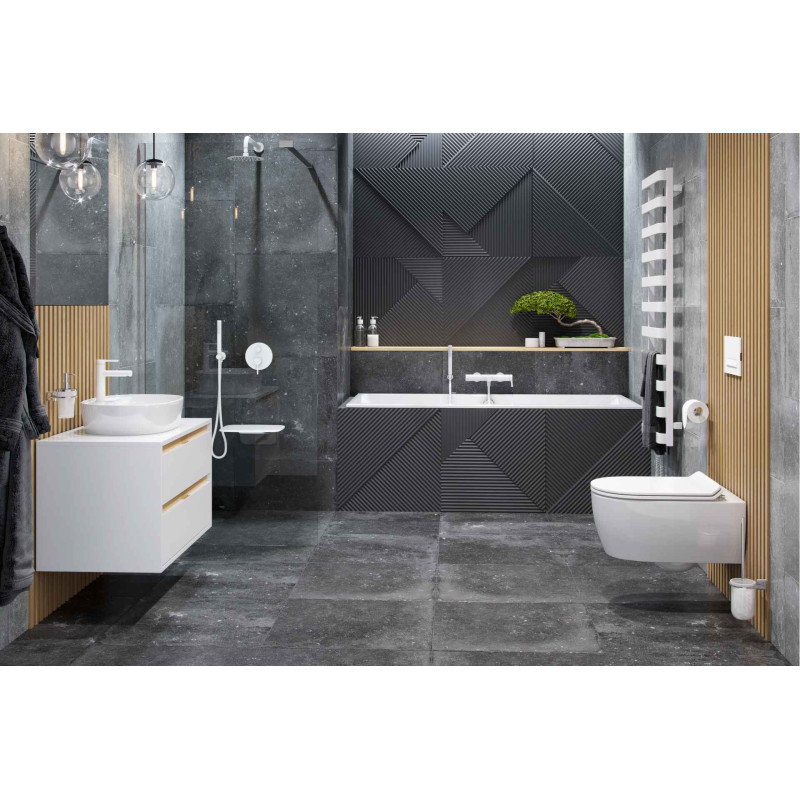 Excellent Meteor grzejnik łazienkowy 137x50 cm  biały soft