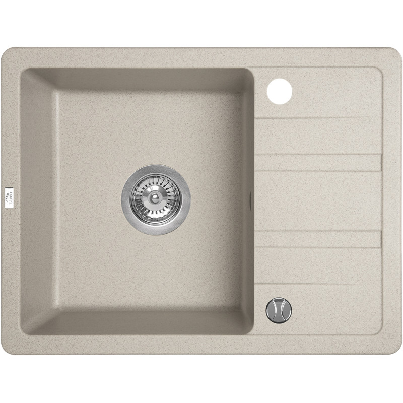 Zlewozmywak Stella 1-komorowy beżowy z półociekaczem – wyjątkowa funkcjonalność i styl!