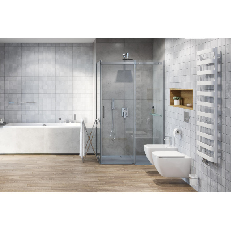 Excellent Meteor grzejnik łazienkowy 137x50 cm  biały soft