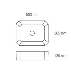 Ceramiczna umywalka Optima 50cm - Elegancja w Twojej łazience!