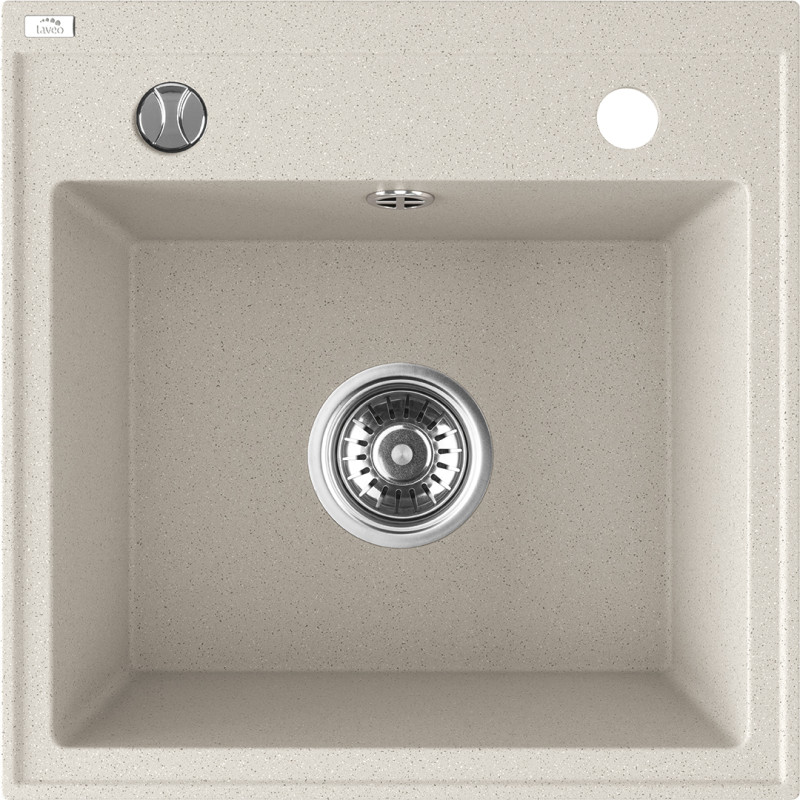 Beżowy Zlewozmywak Premium 1-komorowy SBP 410T - Elegancja i Trwałość w Twojej Kuchni!