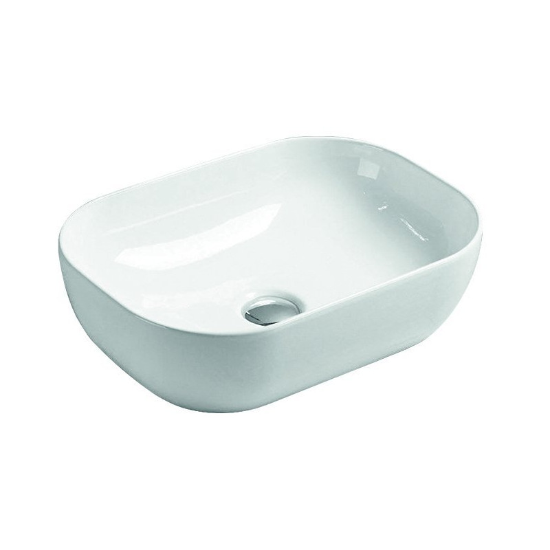 Elegancka umywalka nablatowa Tomar 45,5x32,5 – styl i funkcjonalność w Twojej łazience!