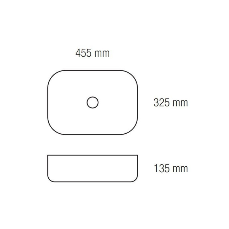 Elegancka umywalka nablatowa Tomar 45,5x32,5 – styl i funkcjonalność w Twojej łazience!