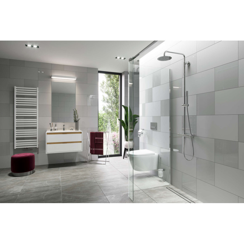 Horos grzejnik łazienkowy 146x50 cm, biały soft