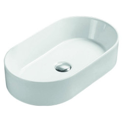 Stylowa Umywalka Nablatowa Intro 52,5x30 - Elegancja w Każdej Łazience