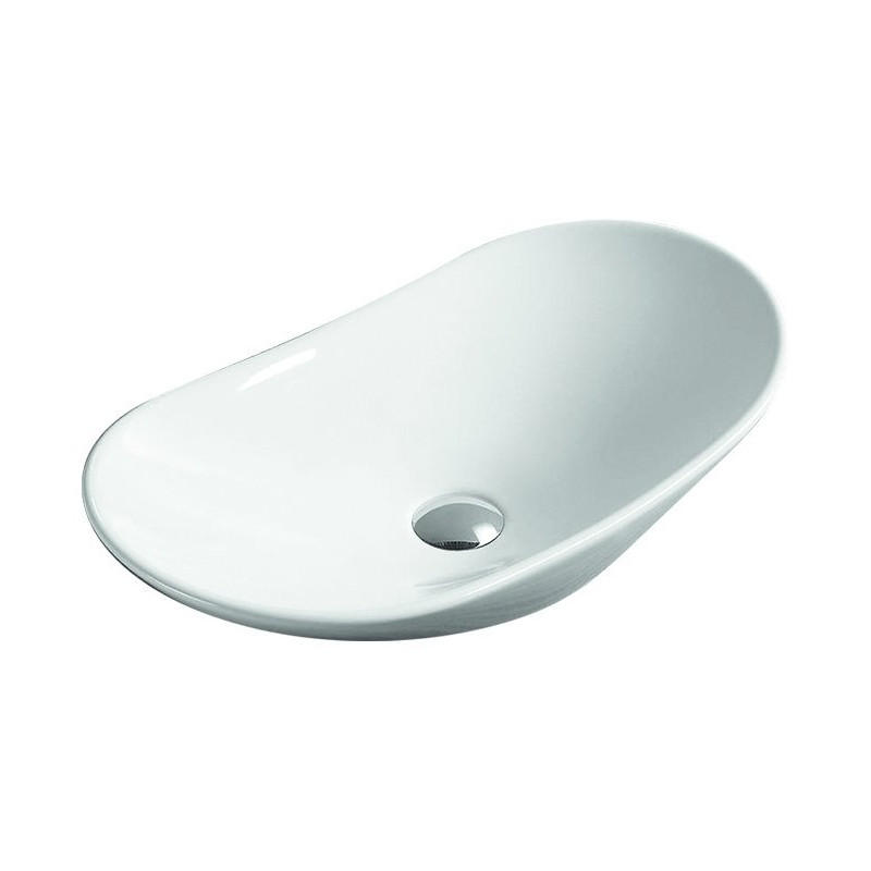 Elegancka Umywalka Nablatowa Lagos - Styl i Wygoda 61,5x36 cm