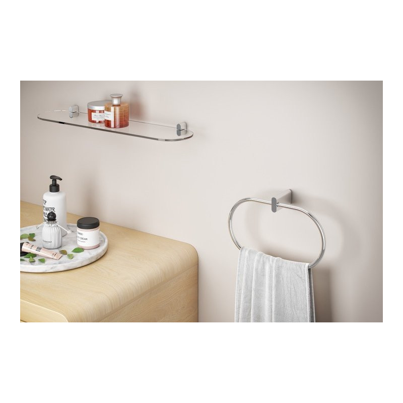 Elegancka Półka Szklana 52 cm KOBO - Idealna do Każdego Wnętrza