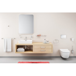 Elegancka Półka Szklana 52 cm KOBO - Idealna do Każdego Wnętrza