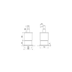 Elegancki Dozownik do Mydła KOBO - Nowoczesny Design, Wysoka Jakość