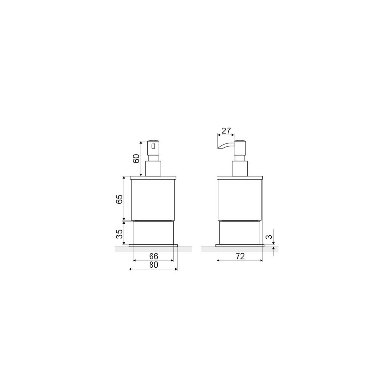 Elegancki Dozownik do Mydła KOBO - Nowoczesny Design, Wysoka Jakość