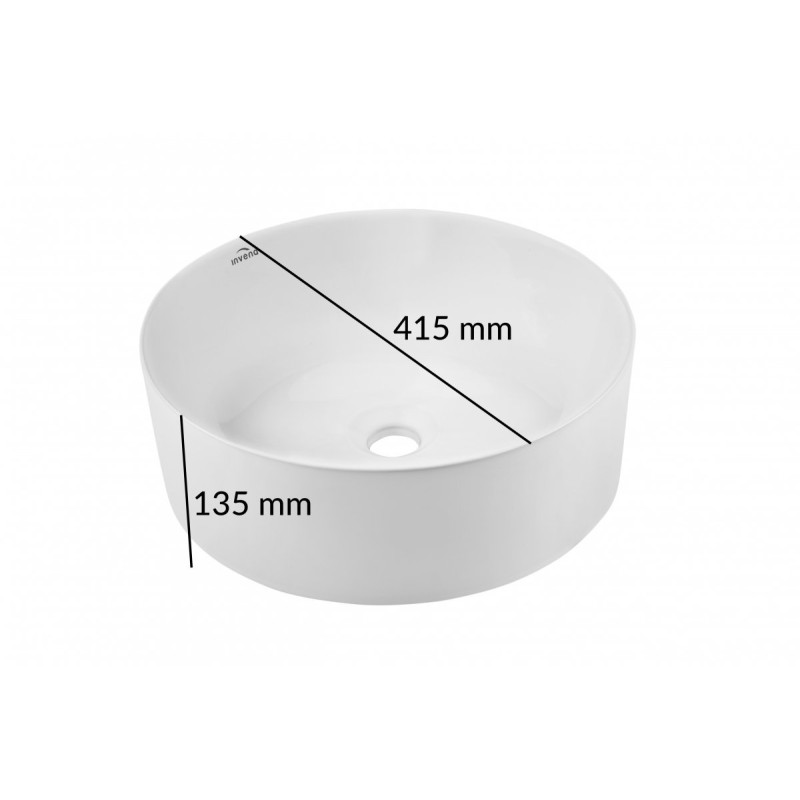 Elegancka Umywalka Ceramiczna Nablatowa Kos - Styl i Funkcjonalność w Twojej Łazience