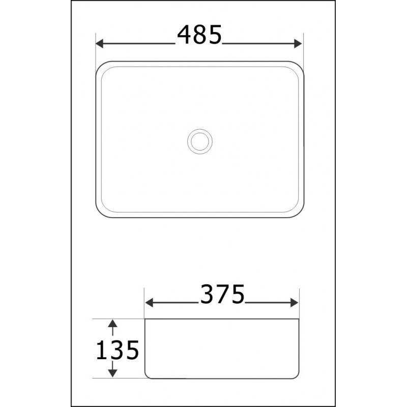 Czarna Umywalka Nablatowa Paros - Elegancja i Styl dla Twojej Łazienki