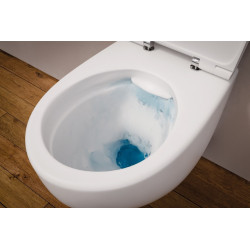 Stylowy Zestaw WC Bull No-Rim w Białym Macie - Elegancja Bez Rantów