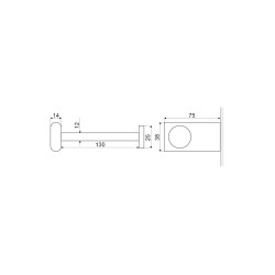 Kobo Uchwyt Na Papier Chrom