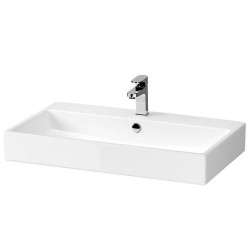Elegancka umywalka ceramiczna Virgo 80 cm - idealne dopełnienie Twojej łazienki